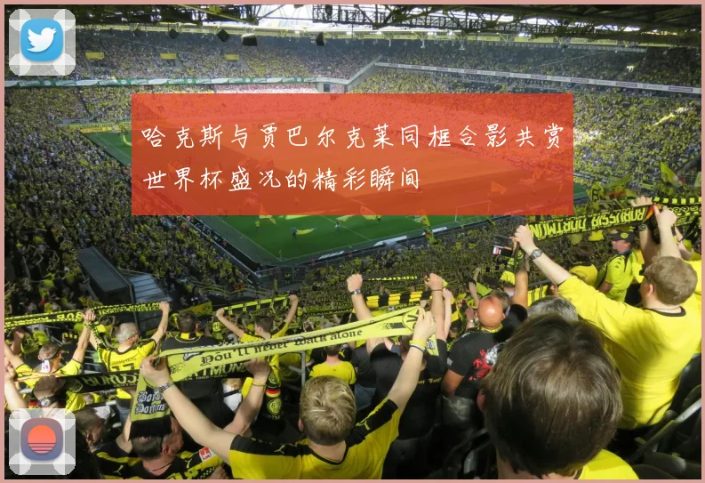 哈克斯与贾巴尔克莱同框合影共赏世界杯盛况的精彩瞬间